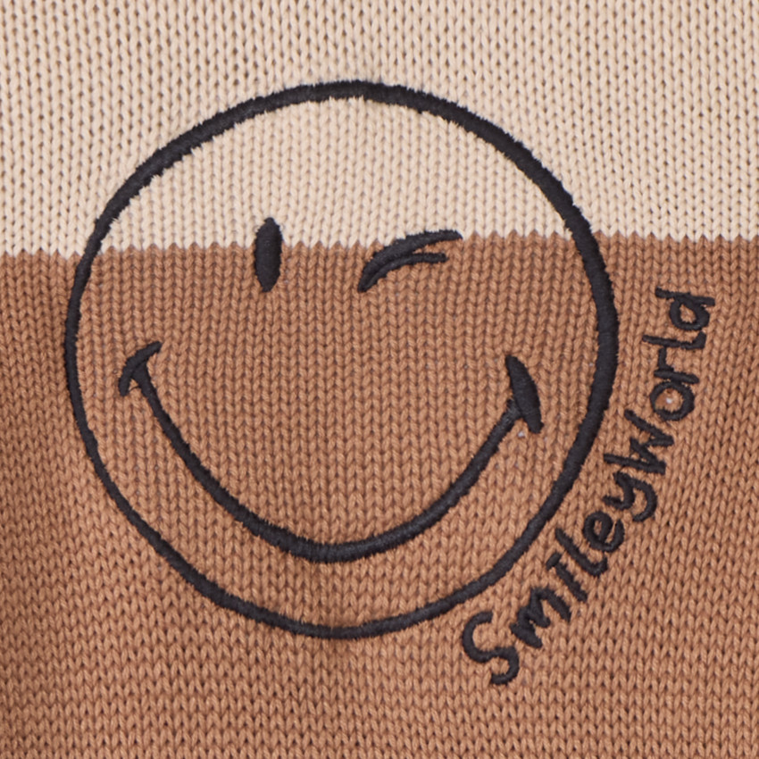 Jersey de punto efecto color block SmileyWorld para niño 
