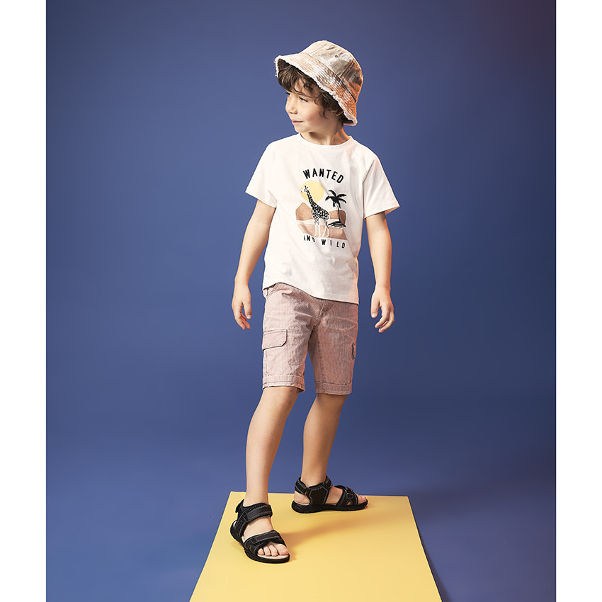 Bob efecto tie & dye con flecos para niño 