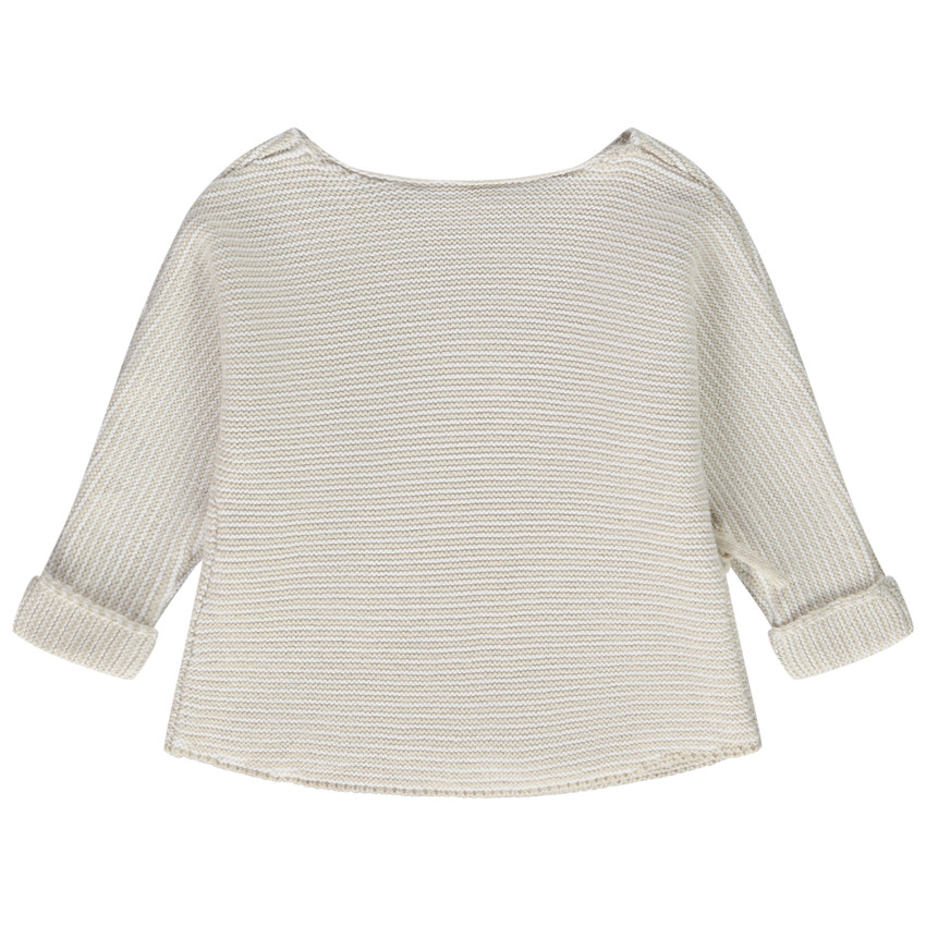Chaqueta de punto efecto cruzado para bebé  Additional Chaqueta de punto efecto cruzado para bebé