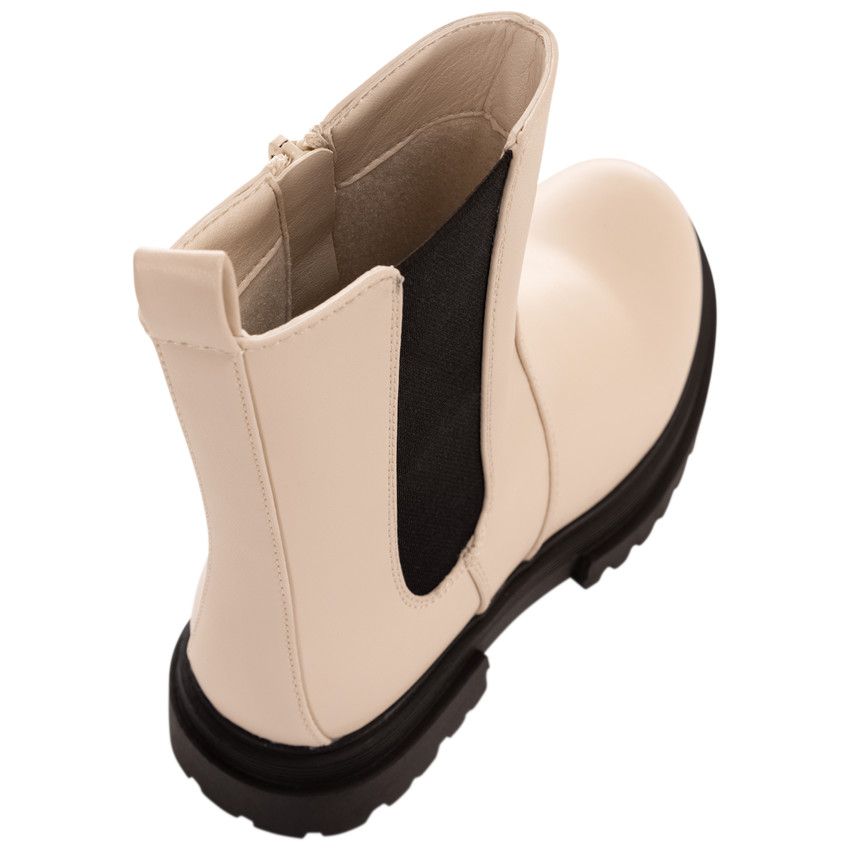 Botas efecto cuero con suela gruesa para niña Main Botas efecto cuero con suela gruesa para niña