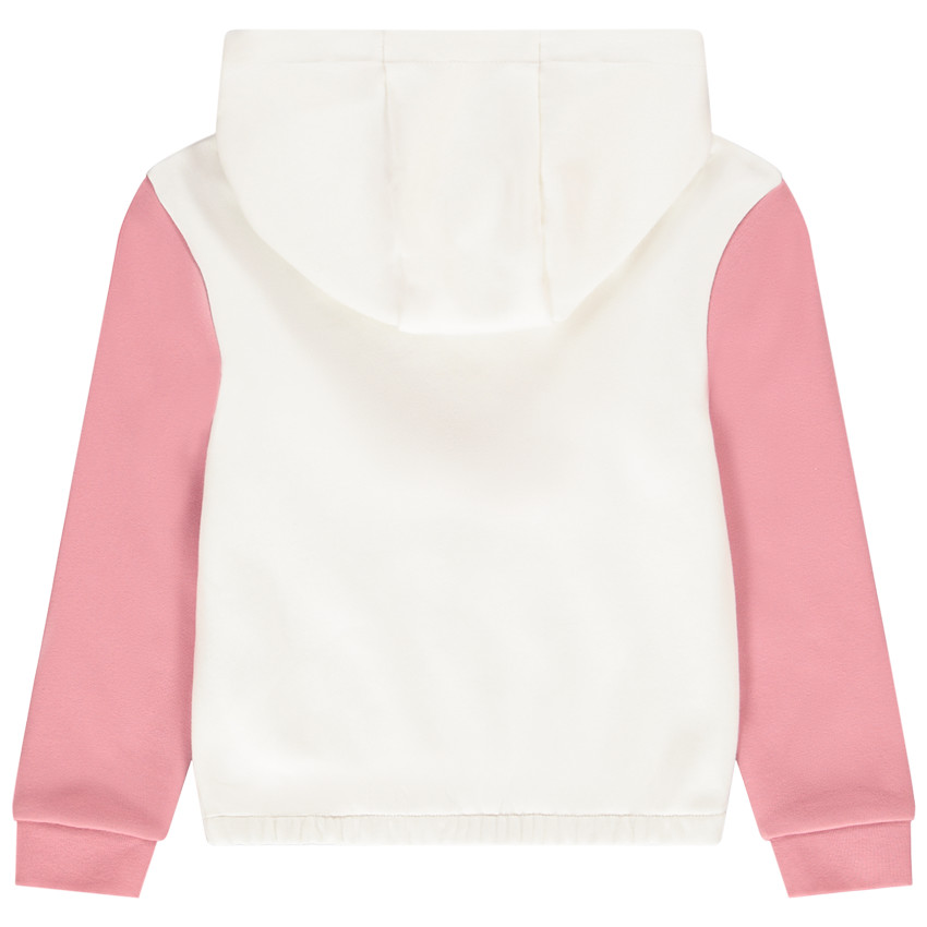 Sudadera con capucha efecto color block para niña 