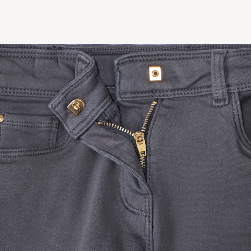 Jeans mom de efecto denim para niña 