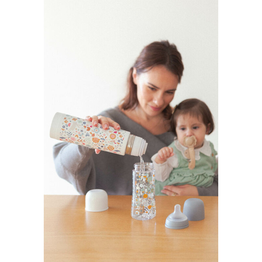 Termo bebé 500ml Wonderland azul turquesa 