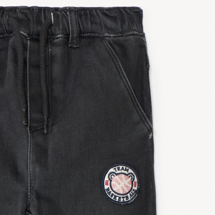 Jean doublé à patch basket pour bébé garçon 