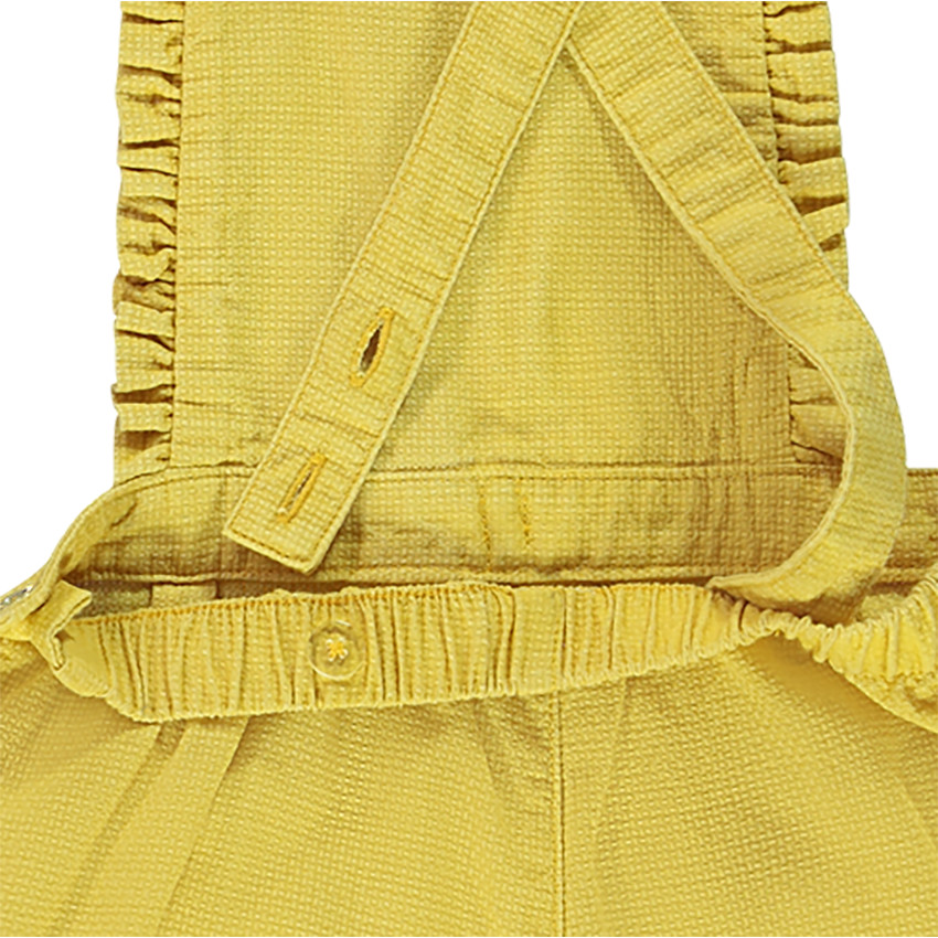Salopette courte avec noeud fantaisie pour bébé fille  Additional Salopette courte avec noeud fantaisie pour bébé fille