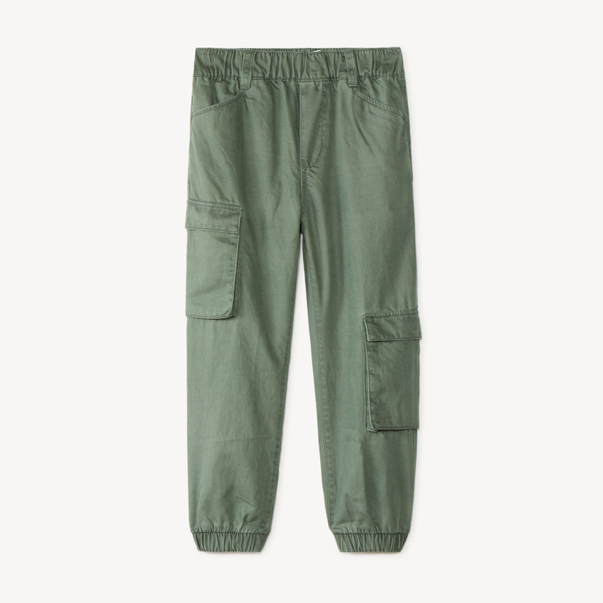 Pantalón jogger cargo niño liso 