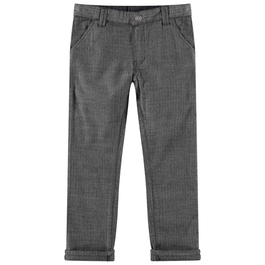 Pantalón gris oscuro con chevrones  Additional Pantalón gris oscuro con chevrones