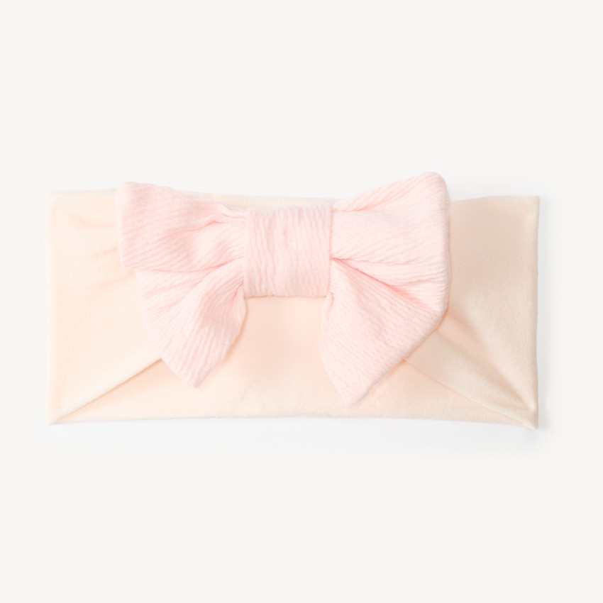 Diadema de bebé con lazo 