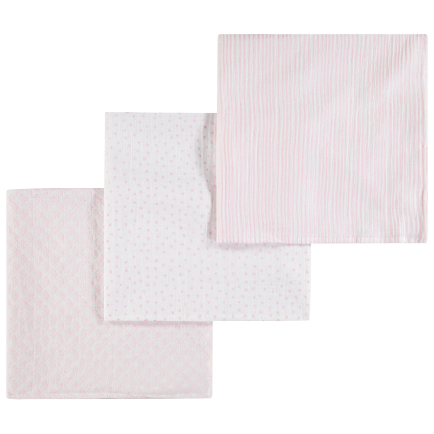 Pack de 3 muselinas motivos gráficos 