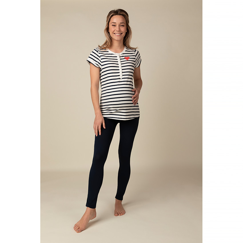 Pantalón de pijama liso de embarazo  Additional Pantalón de pijama liso de embarazo