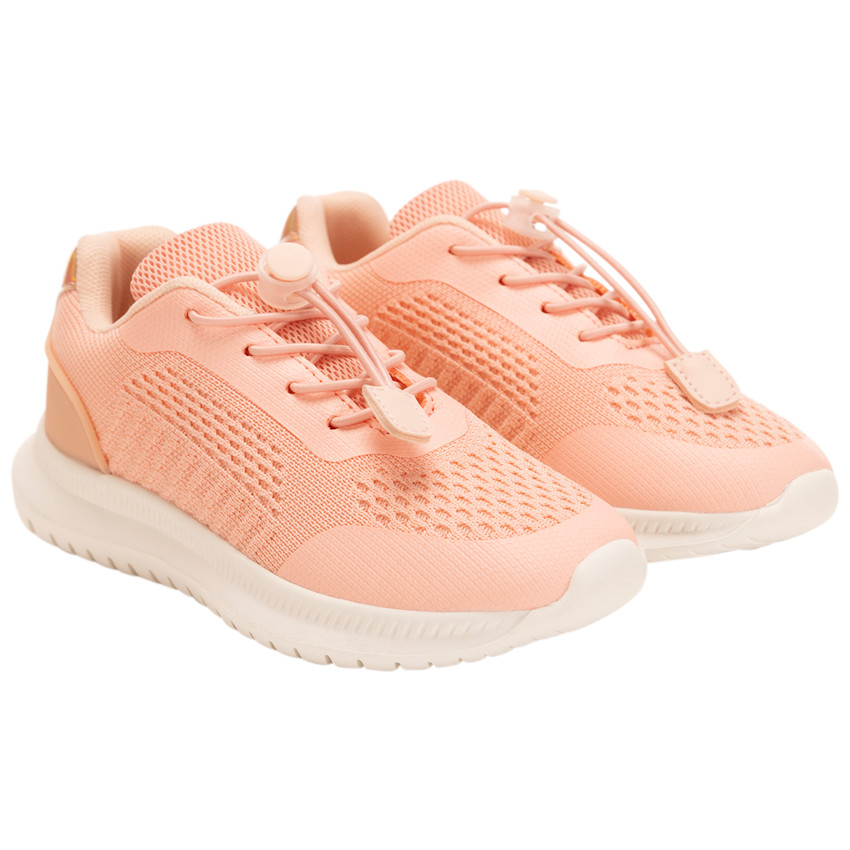 Zapatillas deportivas de malla con elástico para niña 