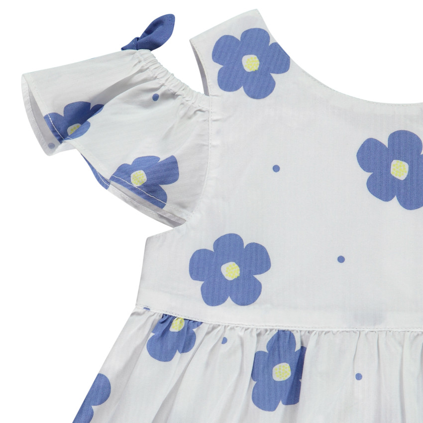 Conjunto de pantalón pirata y blusa con estampado floral para niña bebé 