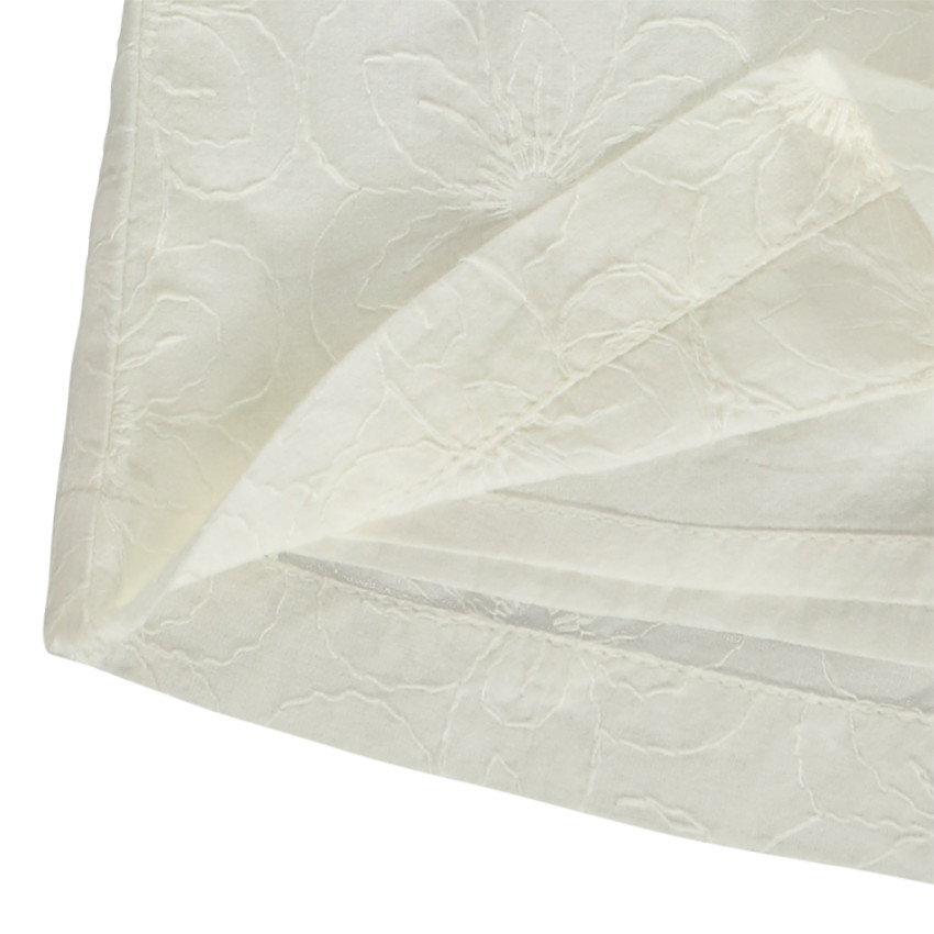 Short de broderie inglesa floral para niña 