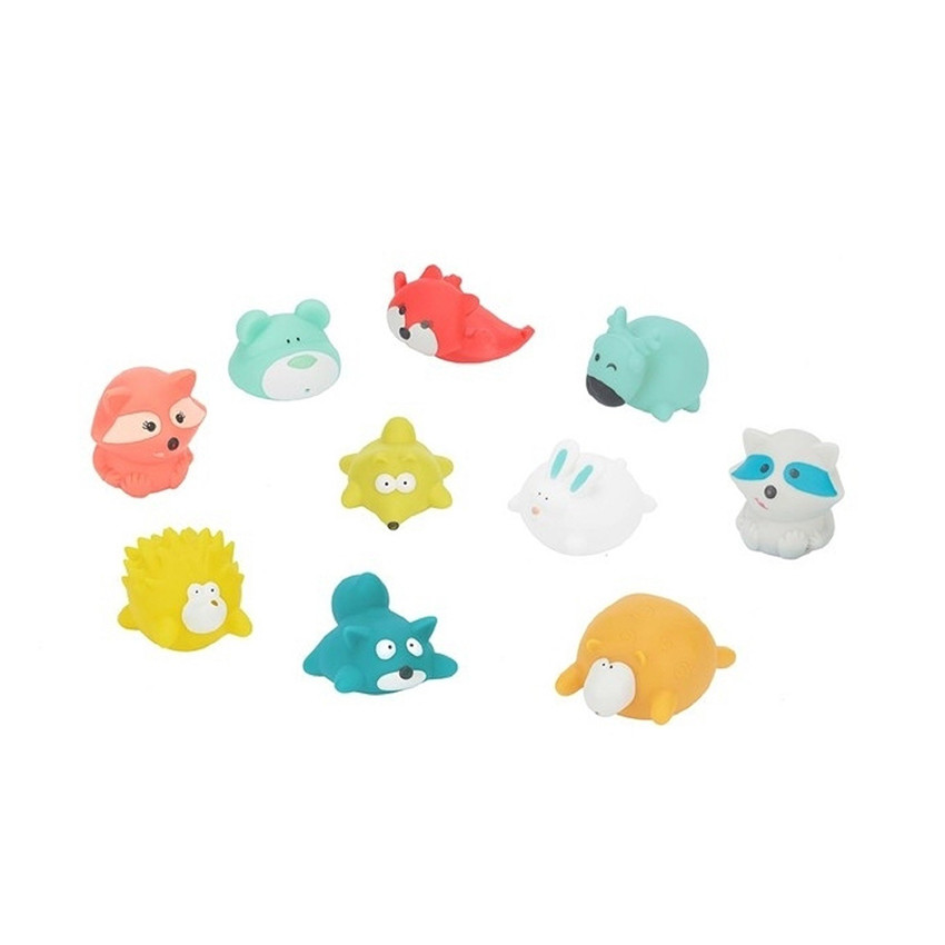 Pack de 10 juguetes de baño Splash Montagne. 