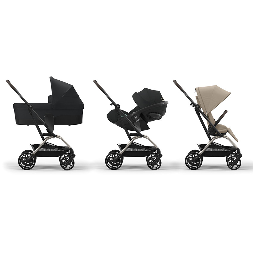 Carrito con asiento giratorio Eezy S Twist+ 2 topo almond beige 