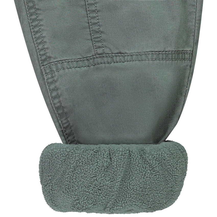 Pantalon effet cargo doublé en micropolaire pour garçon 