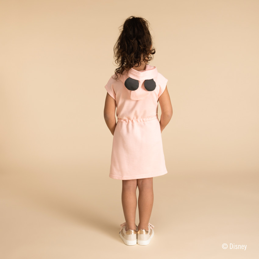 Vestido sudadera manga corta Minnie Disney para niña 