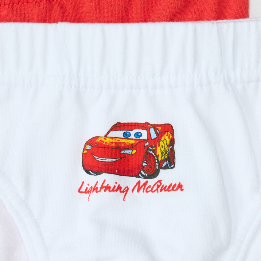 Conjunto de 3 slips estampados de Flash McQueen de Disney-Pixar para niño. 