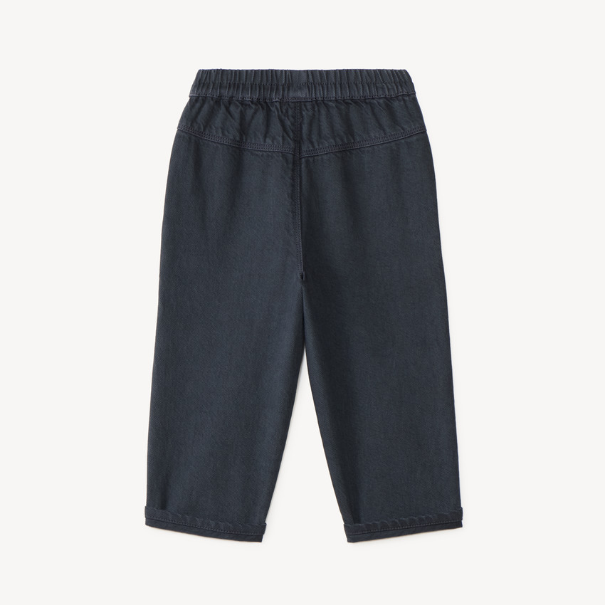 Pantalón de bebé niño de corte globito liso 