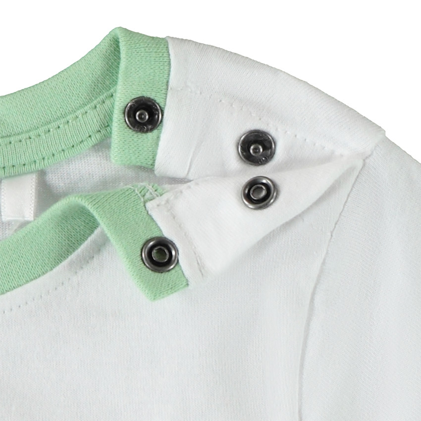 Ensemble t-shirt manches courtes fantaisie + short pour bébé garçon 