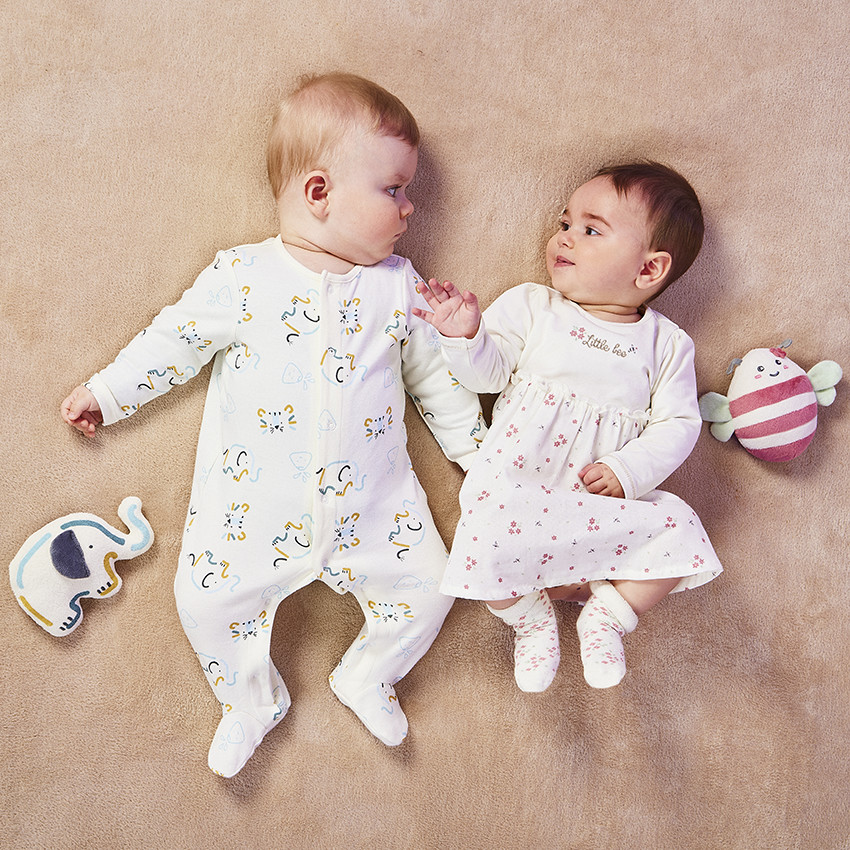 Pelele estampado animales salvajes para bebé niño 