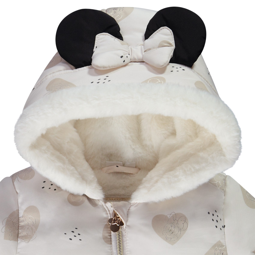 Chaqueta de abrigo con capucha Minnie Disney para bebé niña 