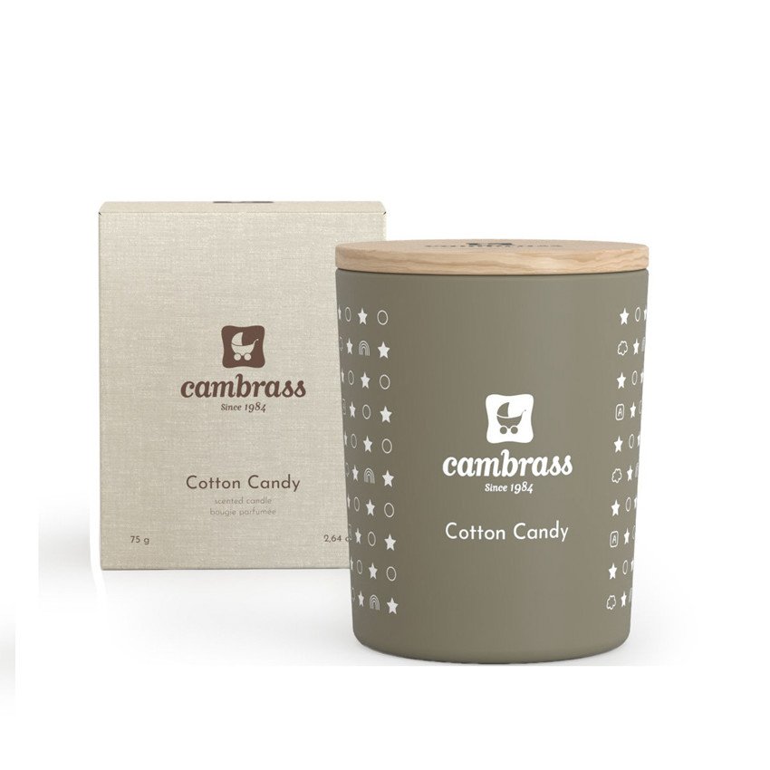 VELA AROMÁTICA 10 cl STAR COTTON CANDY 5.5x5.5x6.5 CM 