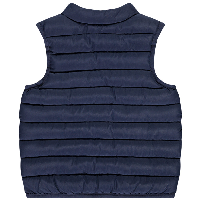 Doudoune sin mangas acolchada unicolor para bebé niño 