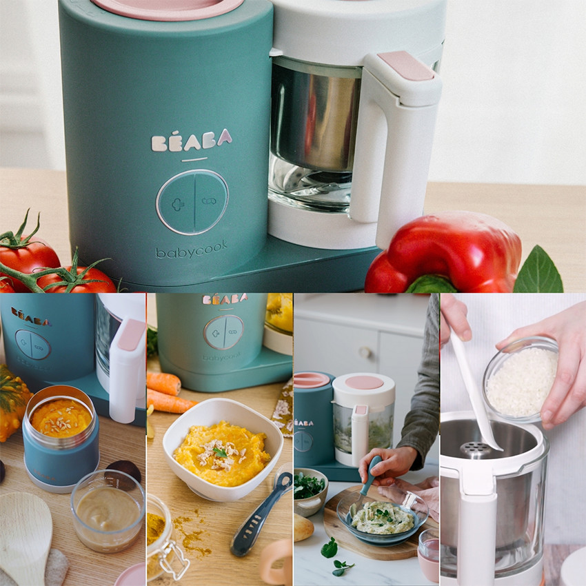 Babycook Néo robot cuiseur bébé 6 en 1 made in France eucalyptus 