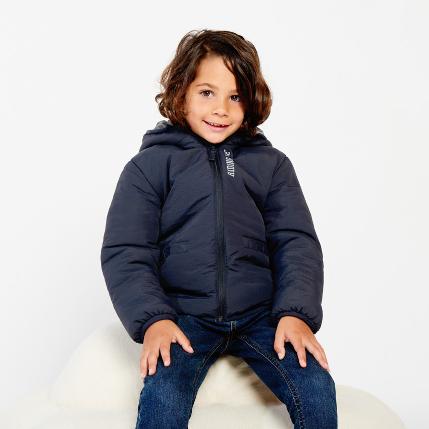 Cortavientos reversible reflectante para niño 