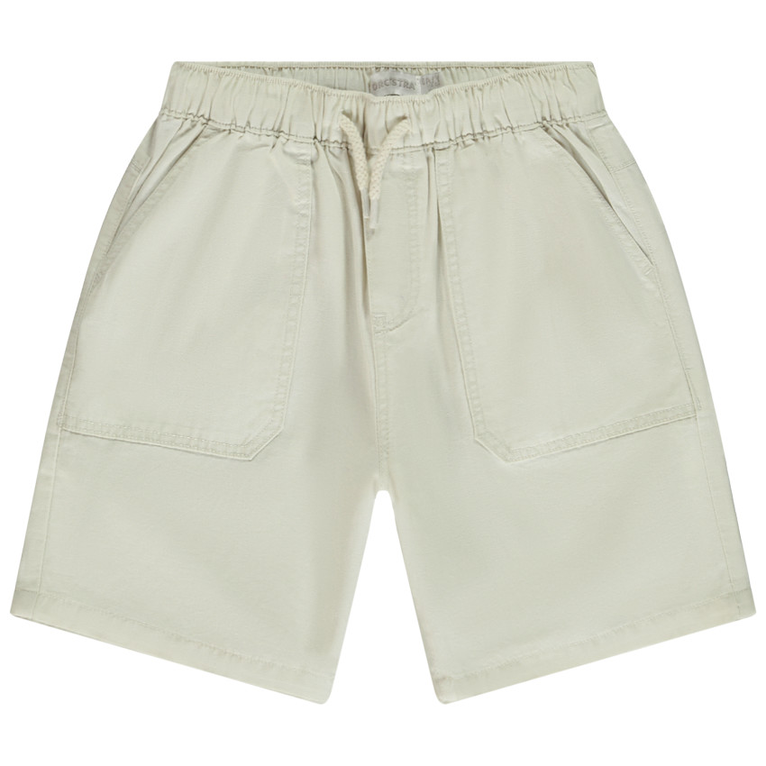 Bermudas lisas de tela para niño 