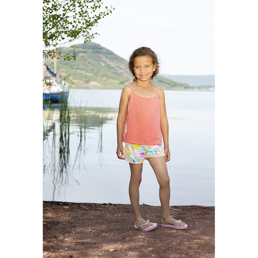 Pack de 3 camisetas sin mangas lisas para niña 