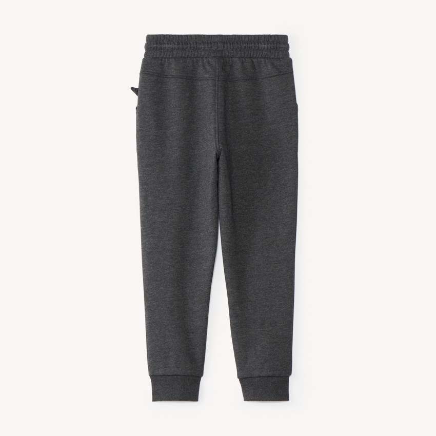 Pantalones de chándal para niño en felpa con bolsillo divertido 