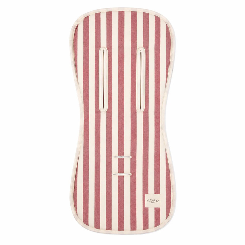 Colchoneta silla de paseo Mariposa Stripe - Granate 