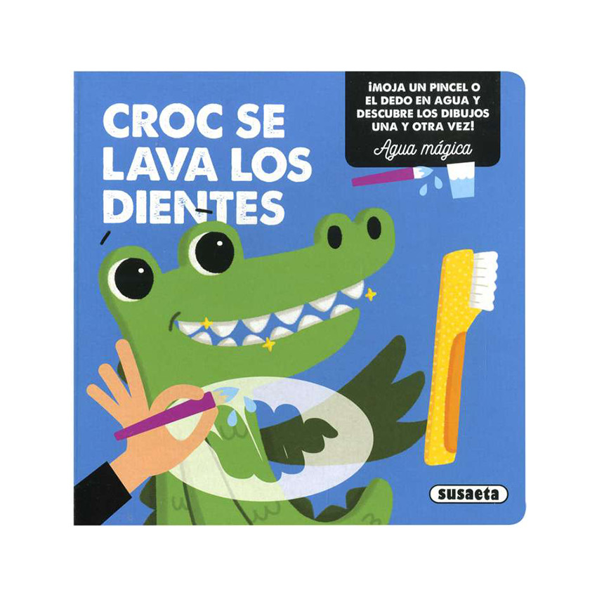 Cuento para mojar con agua "Croc se lava los dientes" +3años  Additional Cuento para mojar con agua "Croc se lava los dientes" +3años