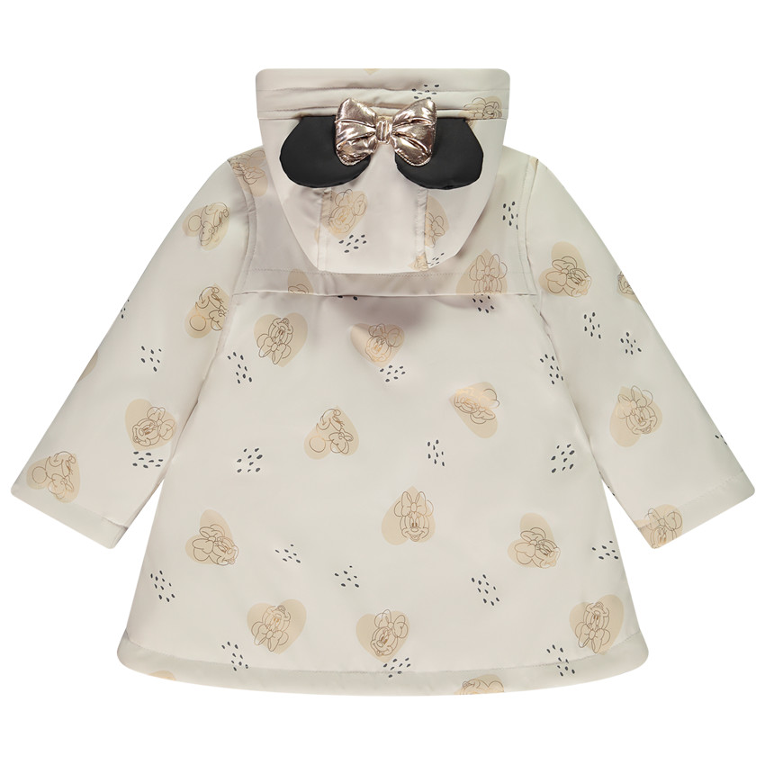 Parka de goma divertida con estampado de Minnie Disney para bebé niña 
