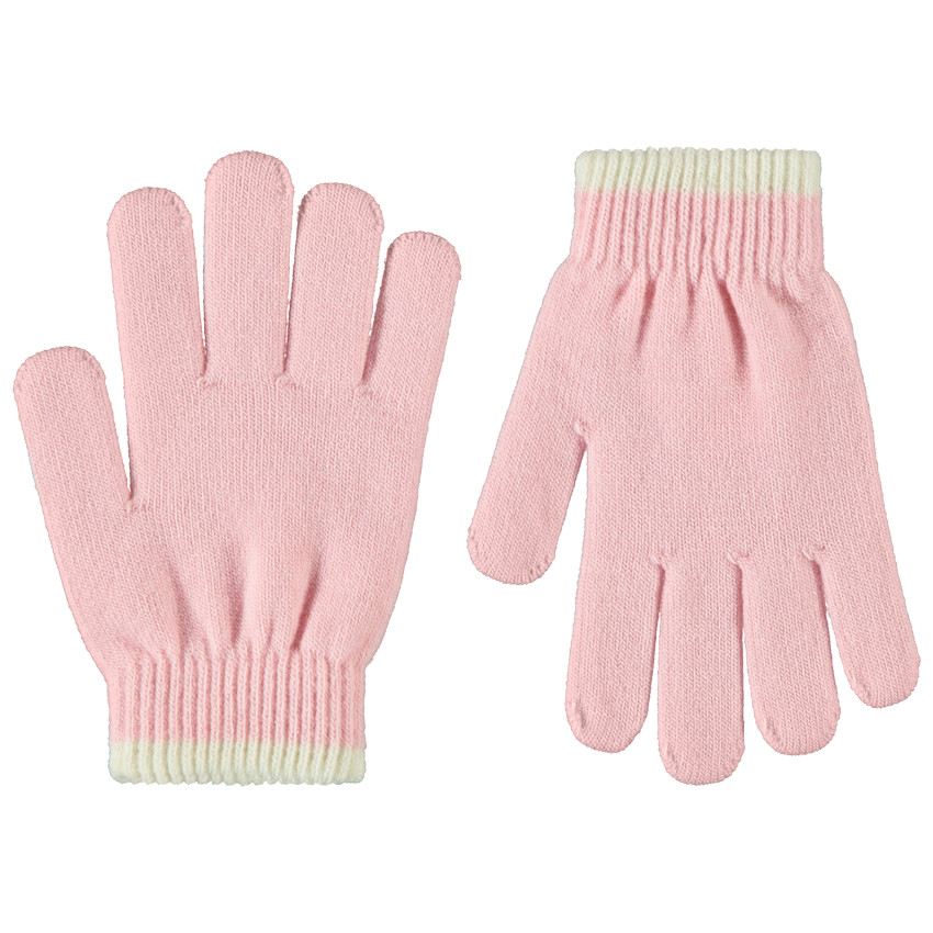 Guantes de punto lisos para niña 