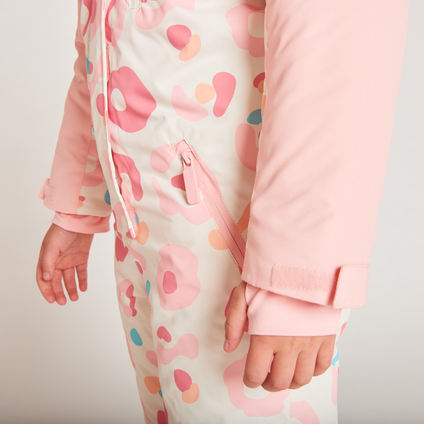 Combinaison de ski imprimé arty pour fille  