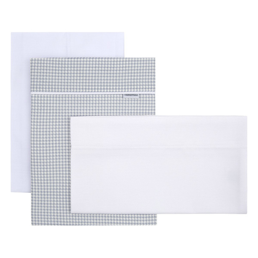 SABANA MINICUNA 3 PCS 80x120x1 CM MINI WINDSORD GRIS 