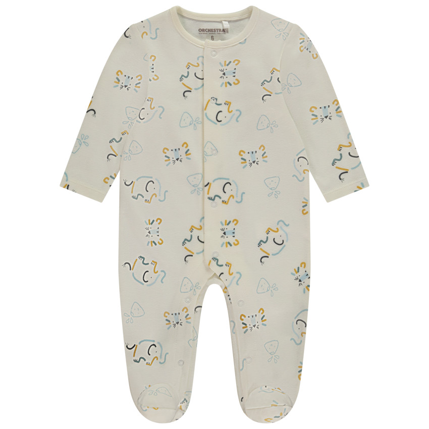 Pelele estampado animales salvajes para bebé niño 