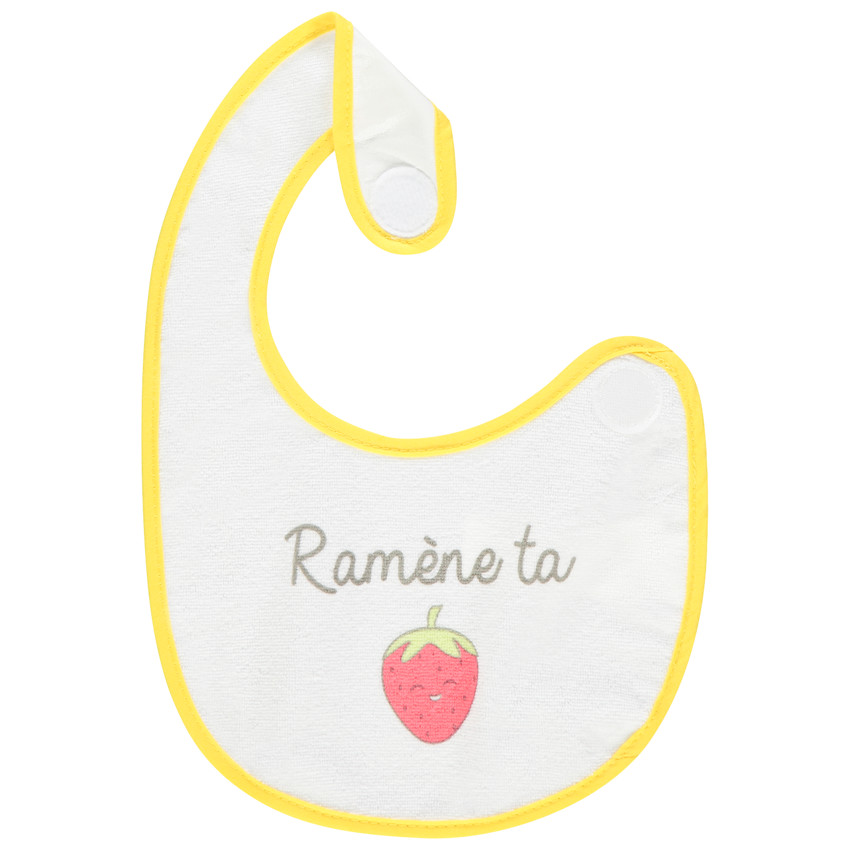 Lote de 7 baberos de toalla con mensajes estampados 