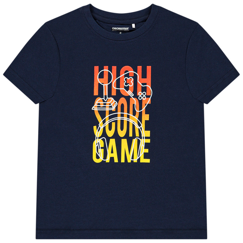 Camiseta de manga corta print fantasía para niño 