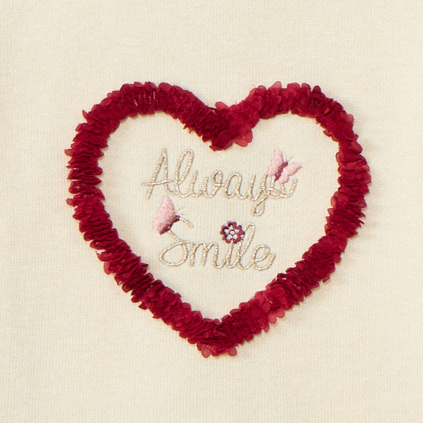 Conjunto de 2 piezas en confección combinada para bebé niña 