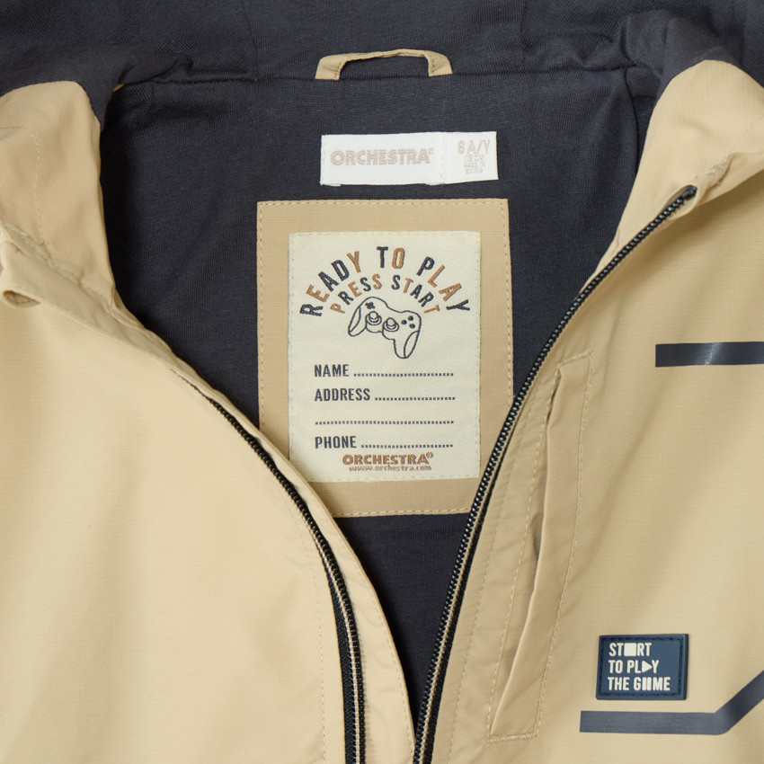 Chubasquero con capucha para niño 