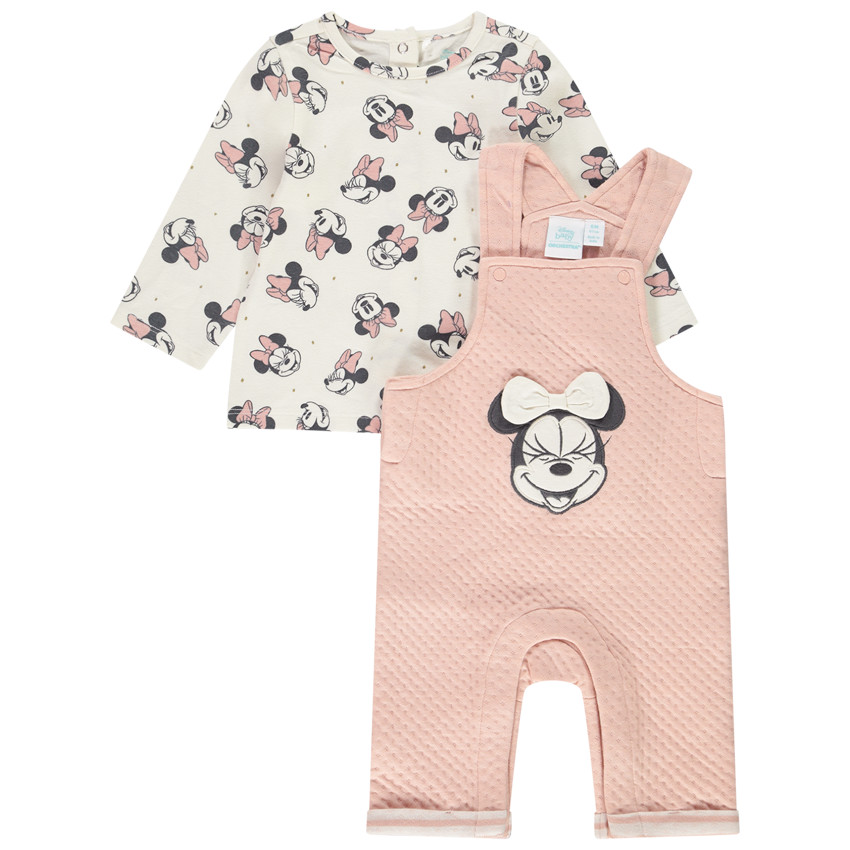 Conjunto peto + camiseta manga larga Minnie Disney 