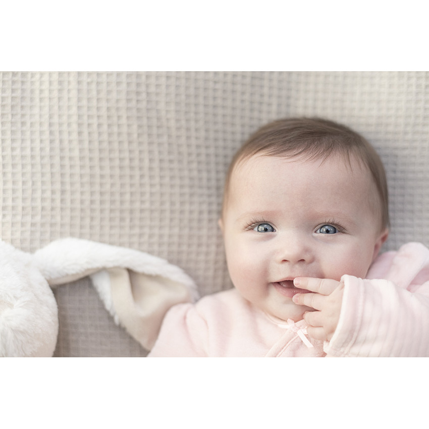 Pelele rosa de terciopelo 