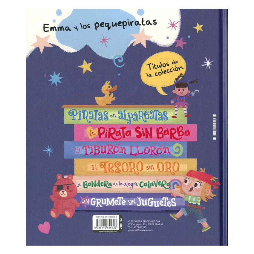 Cuento El Tiburón llorón colección Emma y los pequepiratas +5 años 