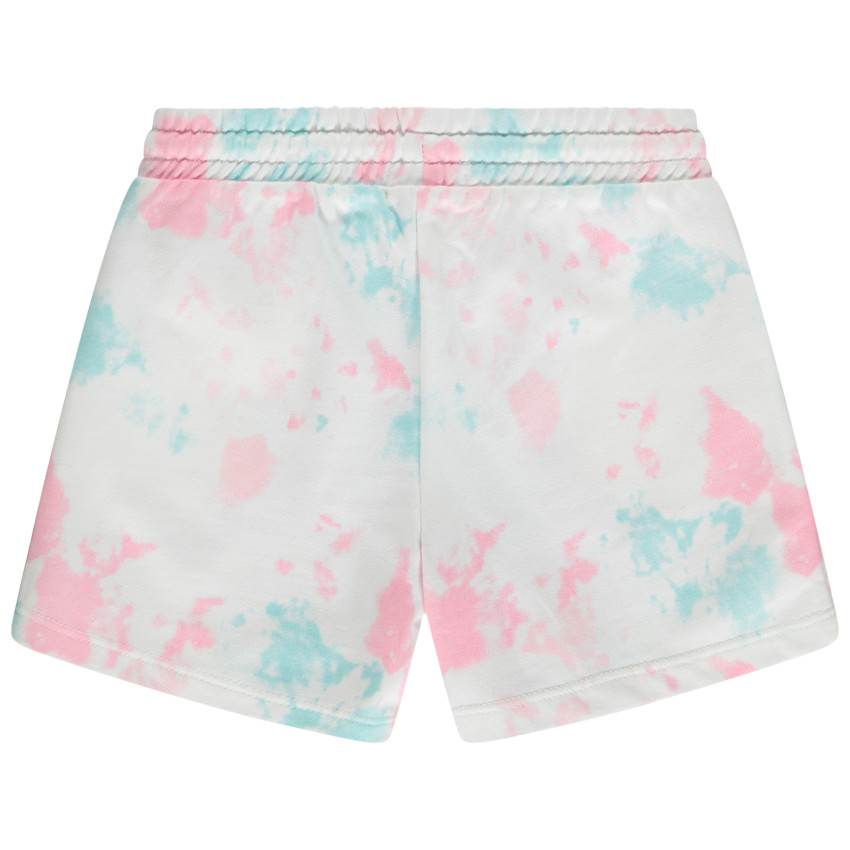 Short de felpa efecto tie & dye para niña 