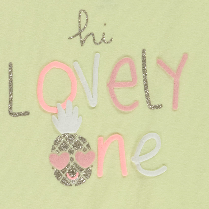 Top sin mangas con estampado brillante y fantasía 3D para bebé niña 