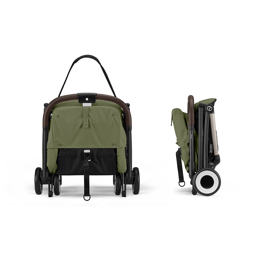 Silla de paseo ultracompacta Orfeo - Taupe/Moss green 